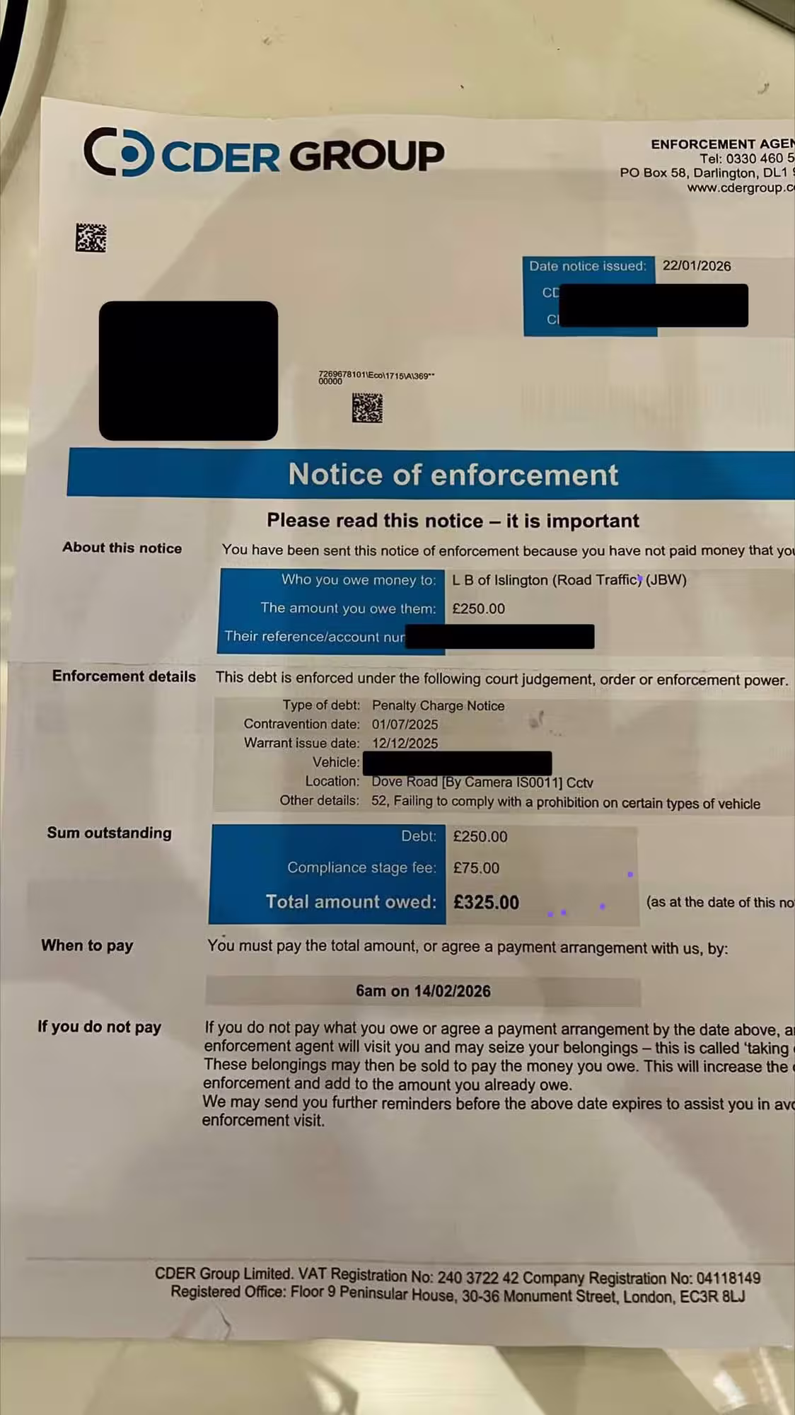 CDER Group Enforcement Letter