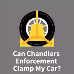 Chandlers bailiffs clampled car
