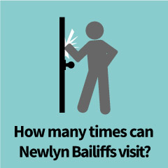 When can Newlyn Bailiffs visit