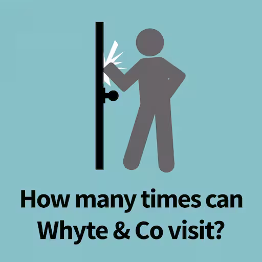 When can Whyte and Co visit