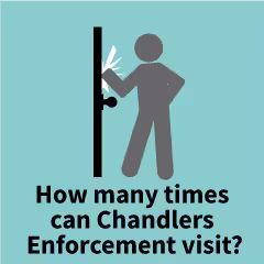 When can Chandlers Enforcementvisit